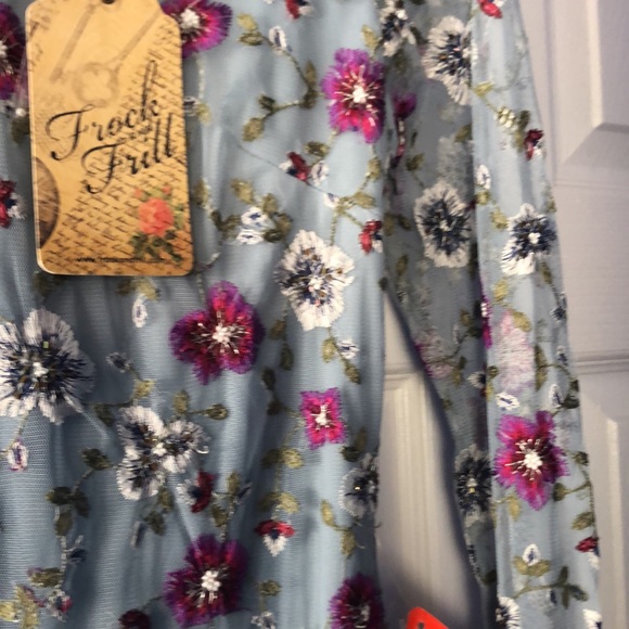 FROCK and FRILL gorgeous embroidered dress size 2 - Picture 7 of 7
